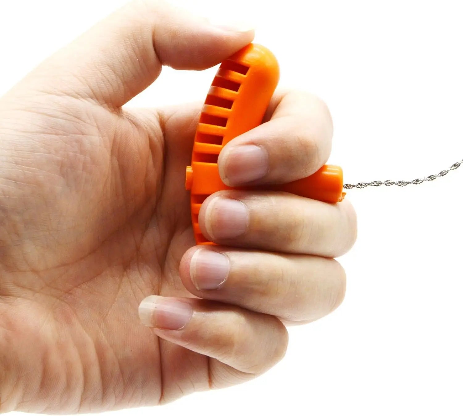 Pocket Wire Saw, Orange, High-Quality Multi-Functional Mini Wire Saw, for Wood, Plastic, Outdoor Camping Emergency Survival Oasis Select