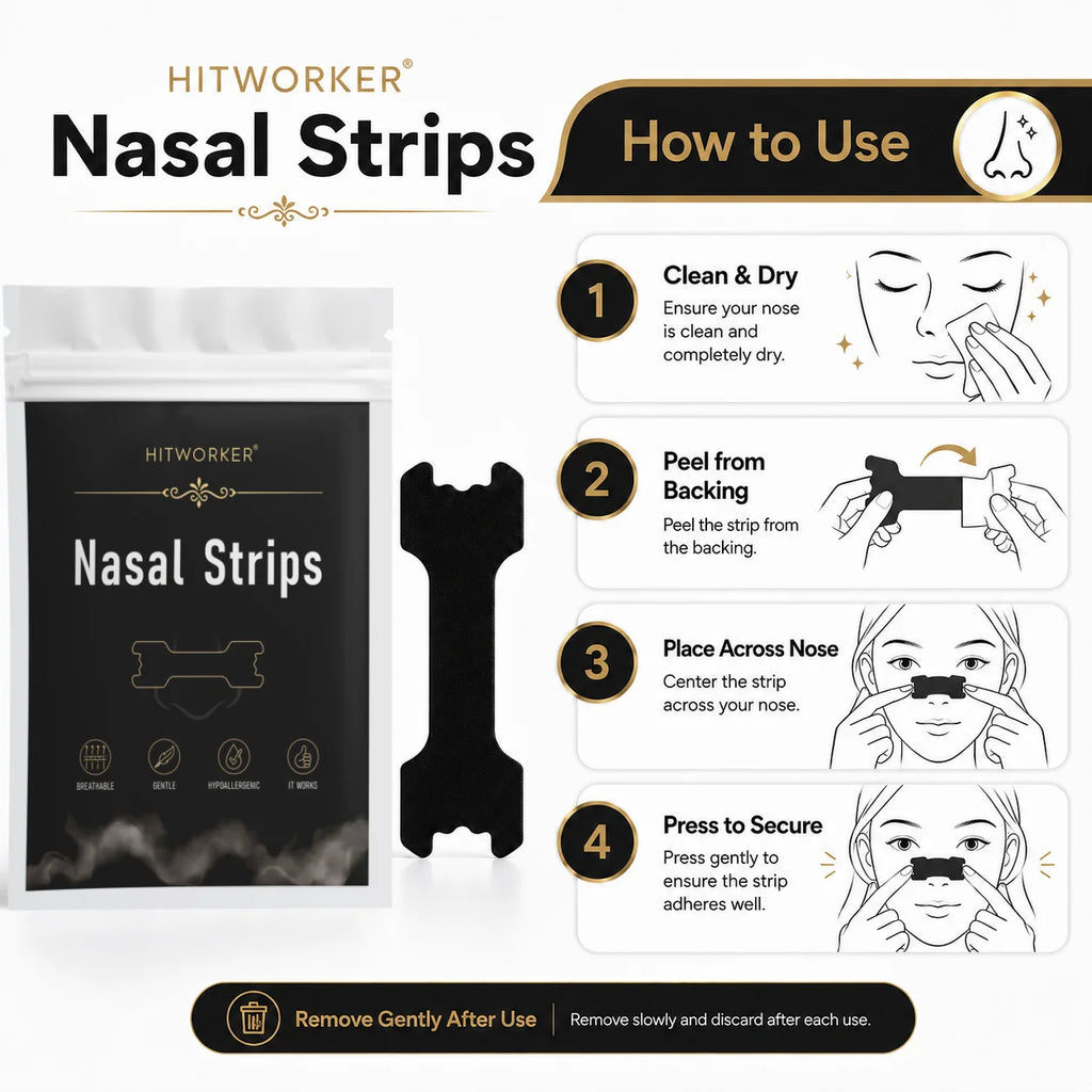 Portable Black Nose Strips 10/30 Counts, Travel Size for Daily Household Oasis Select