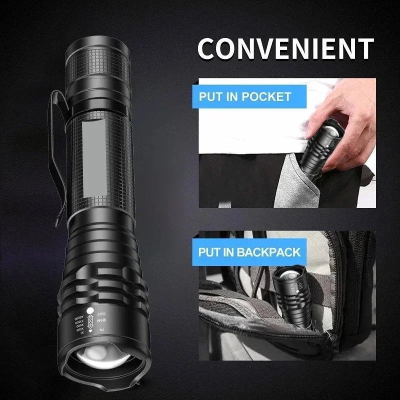 395NM UV Flashlight LED Ultraviolet Torch Zoomable Ultra Violet Lights Inspection Lamp Pet Urine Stain Detector Tools Lantern Oasis Select
