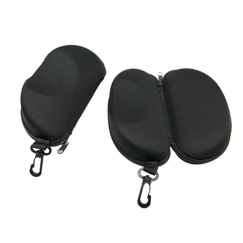 EVA Zipper Sunglasses Case with Hook – Shockproof Eyeglass Pouch