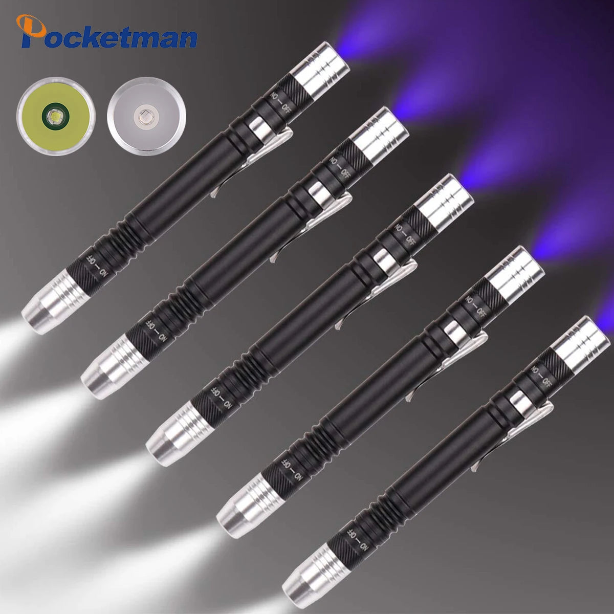 POCKETMAN 395nm UV Blacklight Pen Flashlight – Pet Stain Detector