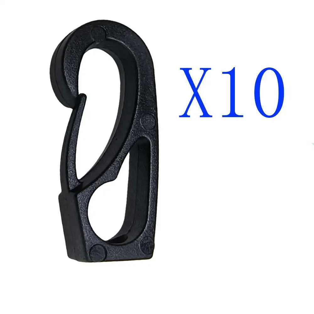 6pcs 10PCS Bungee Cord Nylon Snap Hook Ffor KAYAK Canoe Small Boats Secure FasteningTassel Tie Oasis Select 10 Pieces