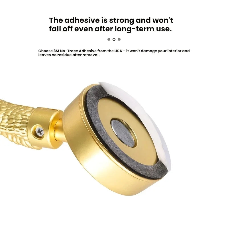 Metal Snake Car Push Start Button Cover | Alloy Joystick Decor