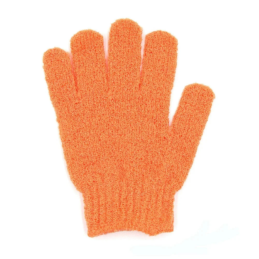1pcs Bath for Peeling Exfoliating Mitt Glove Scrub Gloves Resistance Wash Skin Moisturizing SPA Foam Body Massage Sponge Oasis Select Orange-1pc