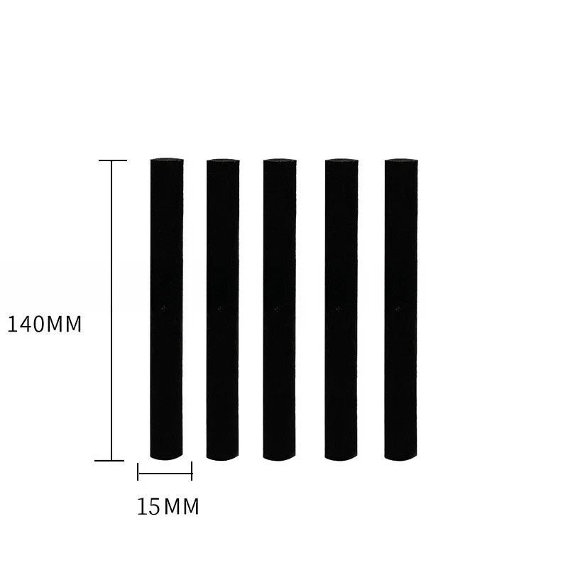 Black Fiber Sticks Reed Diffuser Replacement Stick DIY Home Decor Extra Thick Rattan Reed Oil Diffuser Refill Sticks Oasis Select 1.5x14cm-set