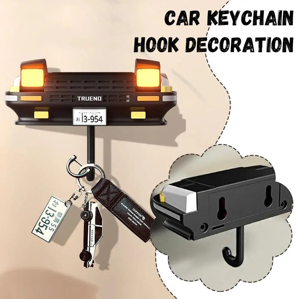2025 New AE86 Car Headlight Key Holder Room Accessories Wall-Mounted Key Hanger Wall Hooks Car Enthusiasts' Gifts Birthday Gift Oasis Select