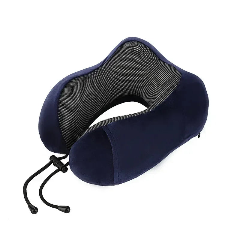 U Shaped Memory Foam Travel Neck Pillow Ergonomic Soft Cervical Support Cushion Relaxation Health Care for Airplane Car Oasis Select C 29 27 14cm
