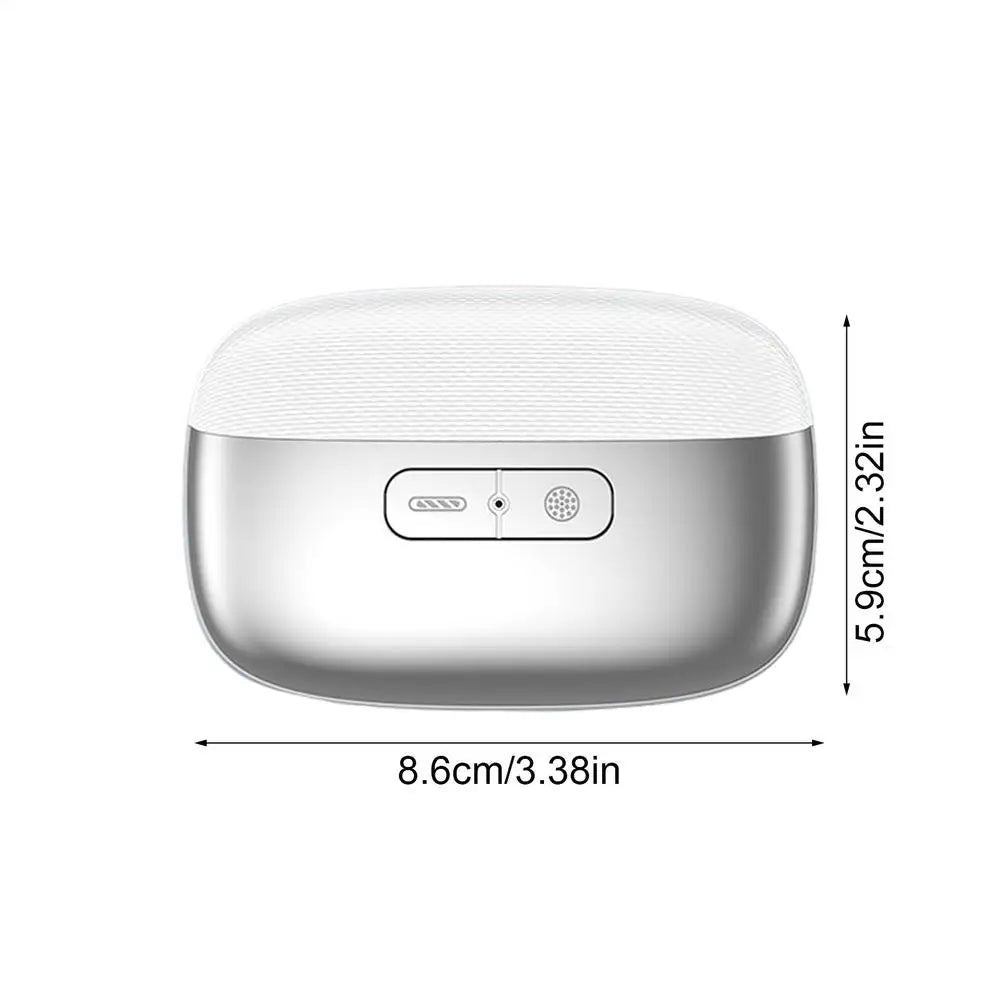 LED Light Rechargeable Fingernail Cutter Electric Nail Clippers Automatic Toenail Trimmer for Kids Adults Seniors Men Women Oasis Select Silver