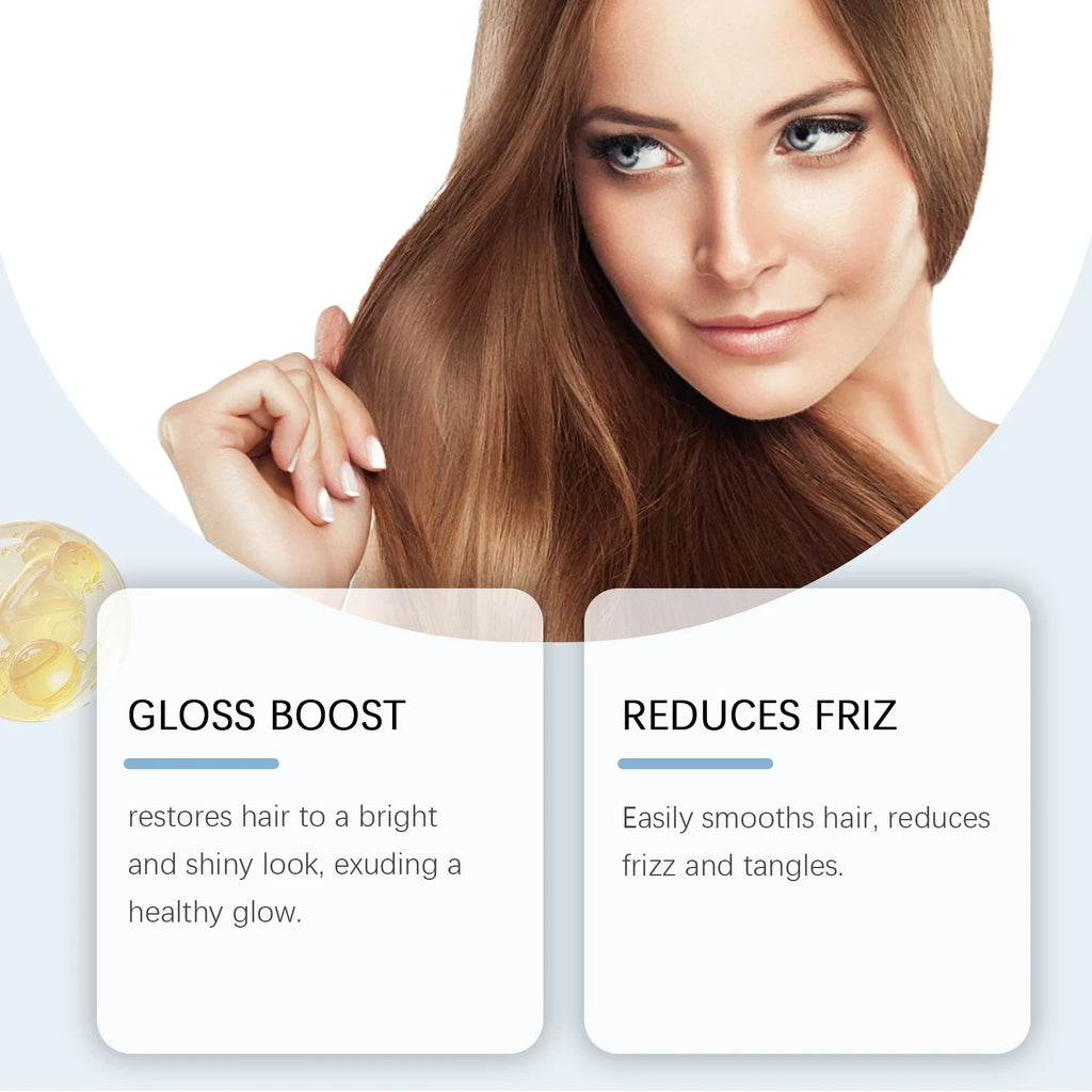 Combing Cream Conditioner for Curly Frizzy Hair Repair Restore Damaged Hair Strengthen Roots Nourish Wash-Free Conditioner Oasis Select