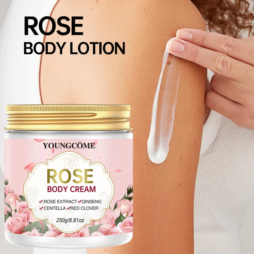 YOUNGCOME Rose Vitamin C & E Body Lotion Cream for Women 250g