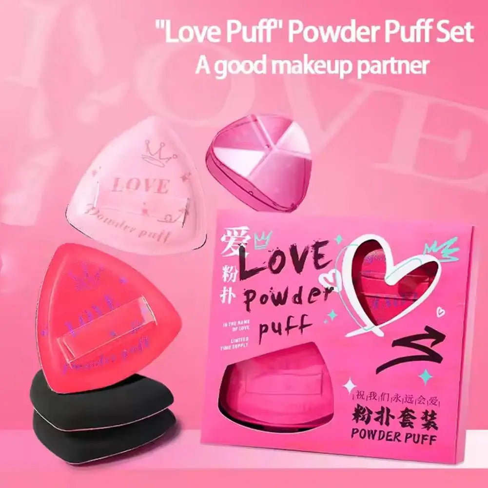 Pineapple Powder Puff & Beauty Blender Sponge Set | Flawless Finish Makeup Sponge Set Oasis Select