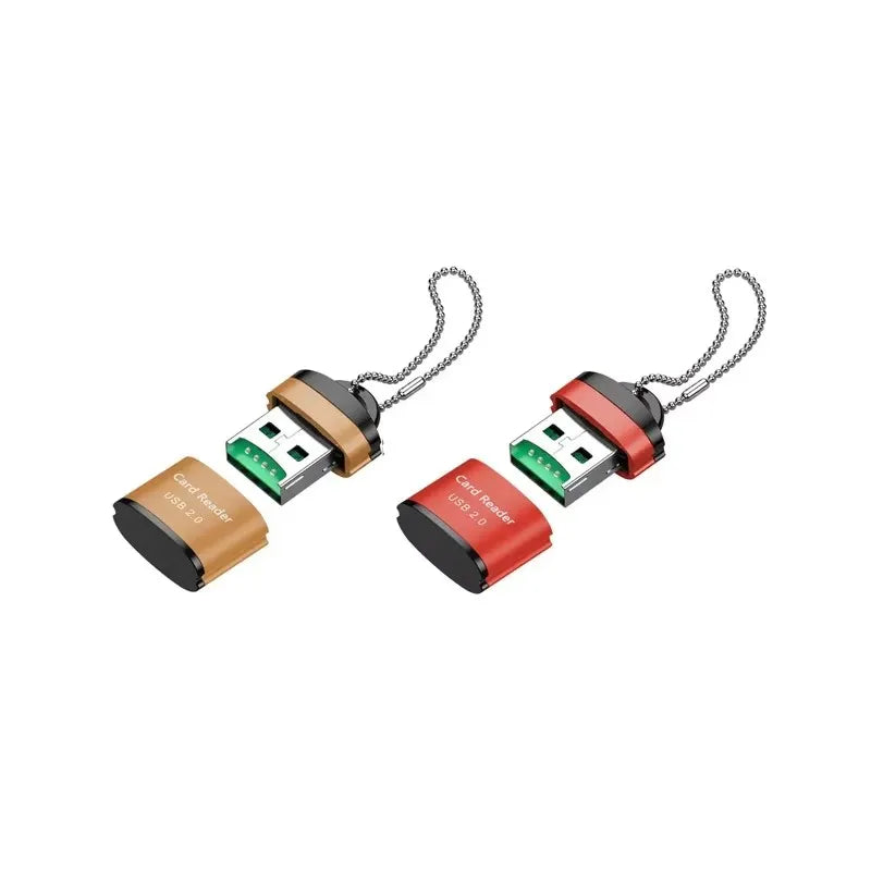 1/2/3pcs Mini High Speed USB 2.0 Card Reader SD Memory Card Adapter For PC Computer Laptop Notebook Car Micro SD Card Reader Oasis Select 2pcs mix 2