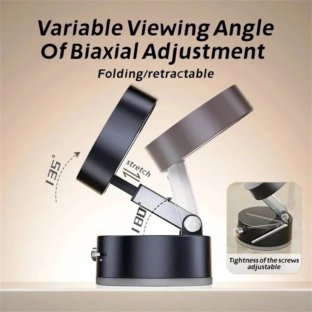 Magnetic Mobile Phone More Portable Vacuum Bracket Adjustable Double-Sided Suction Cup Holder Lazy Stand For All Smartphone Oasis Select