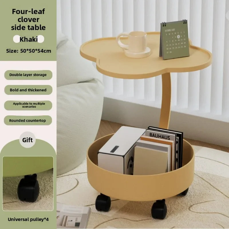 Multi-functional Side few Double sofa side cabinet Table mobile shelf Small coffee table sturdy and durable Oasis Select