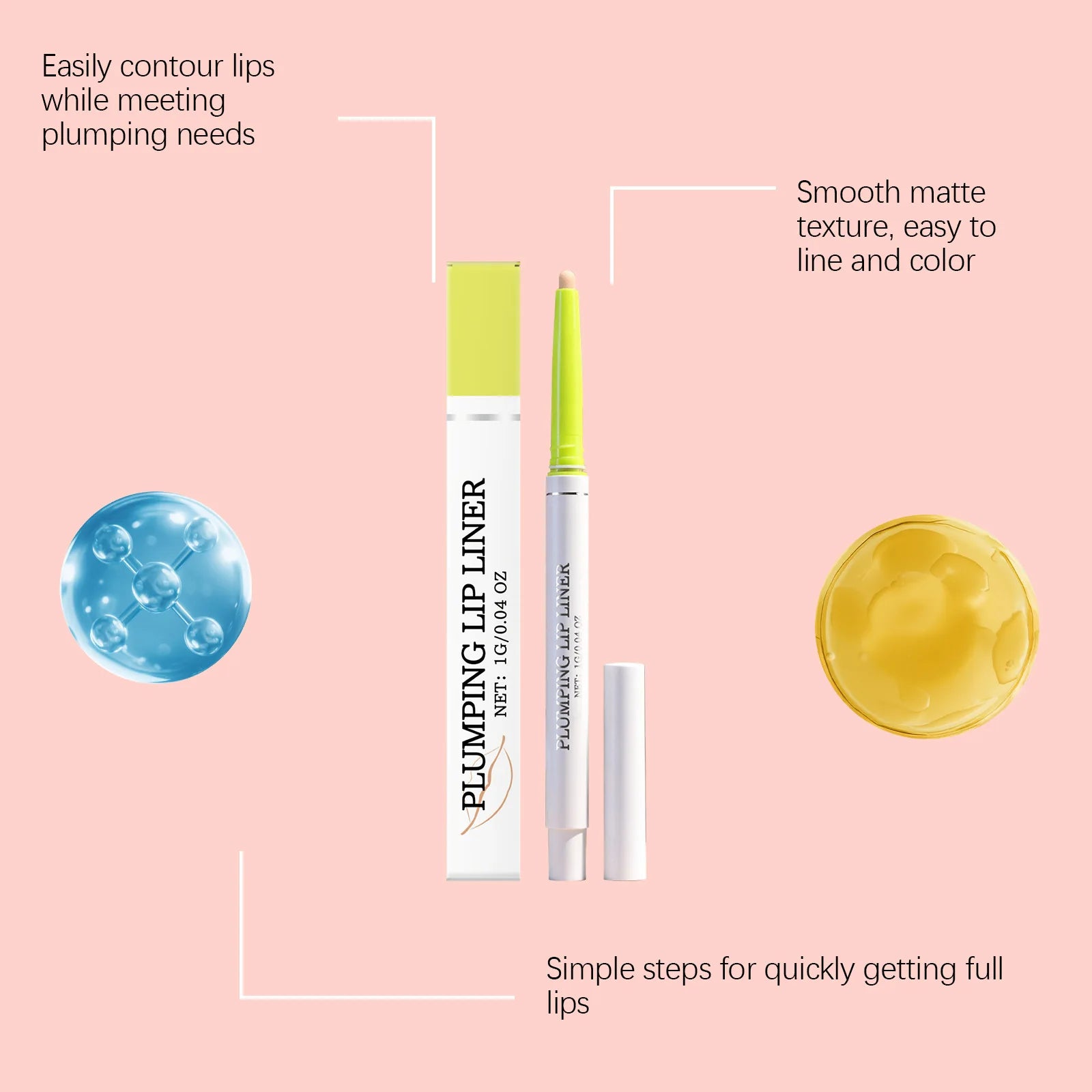 Plumping Lip Liners Pencil Freedom Define Lip Lasting Pigment Waterproof Lightweight Natural Daily Use Makeup Matte Lipliner Pen Oasis Select
