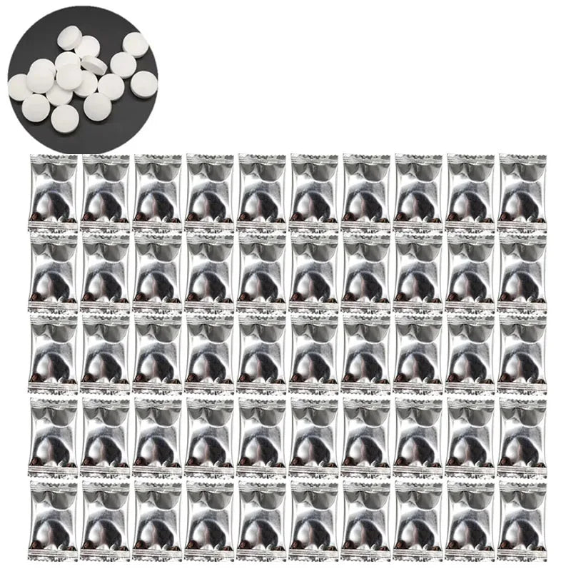 5/10/20/30/50/60pcs Full-Automatic Coffee Maker Machine Cleaning Tablets Descaling Agent for Home Office Shop Oasis Select 50PCS