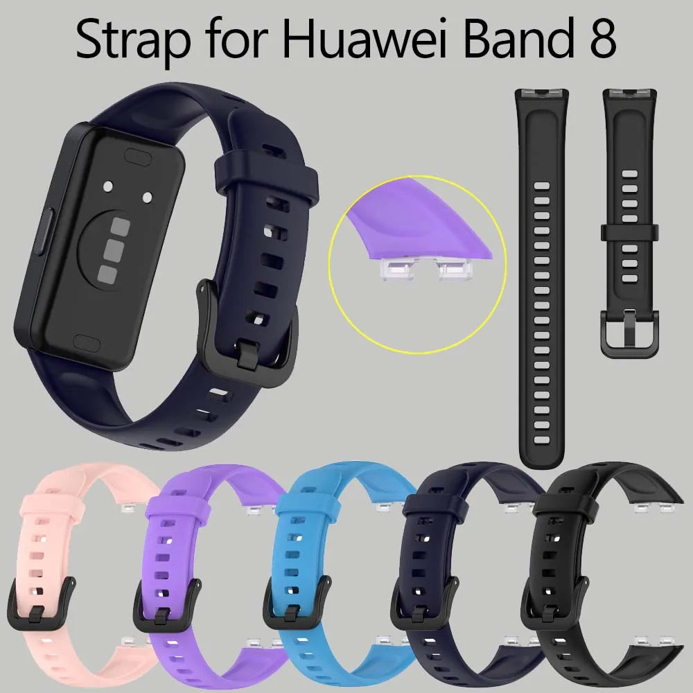 Silicone Strap & Case for Huawei Band 8, 9 & 10 | All Sizes Smart Watch Band Oasis Select
