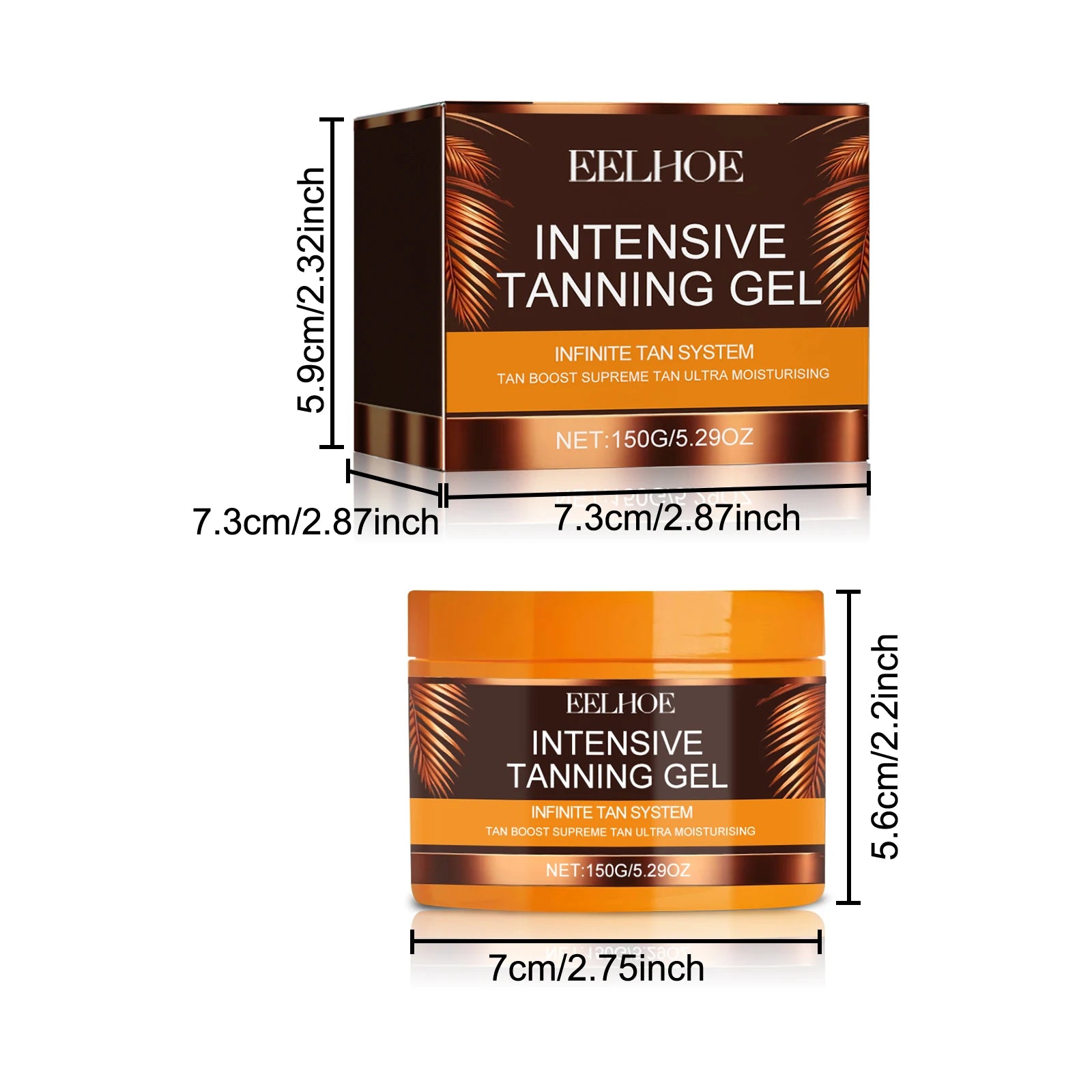 Intensive Tanning Gel Body Self Tanner Booster Sunbed Sun Bronzer Repair Nourishing Skin Coloring Sunless Fake Tan Tanning Gel Oasis Select
