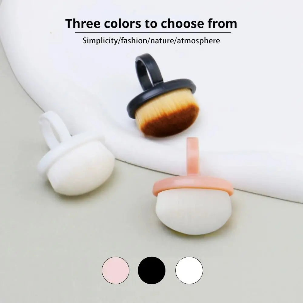 4PCS Nail Dust Cleaning Brushes Soft Fingernail Brush Ring for Fingernails Toenails Clean Small Nail Scrubber Brush Manicure Kit Oasis Select