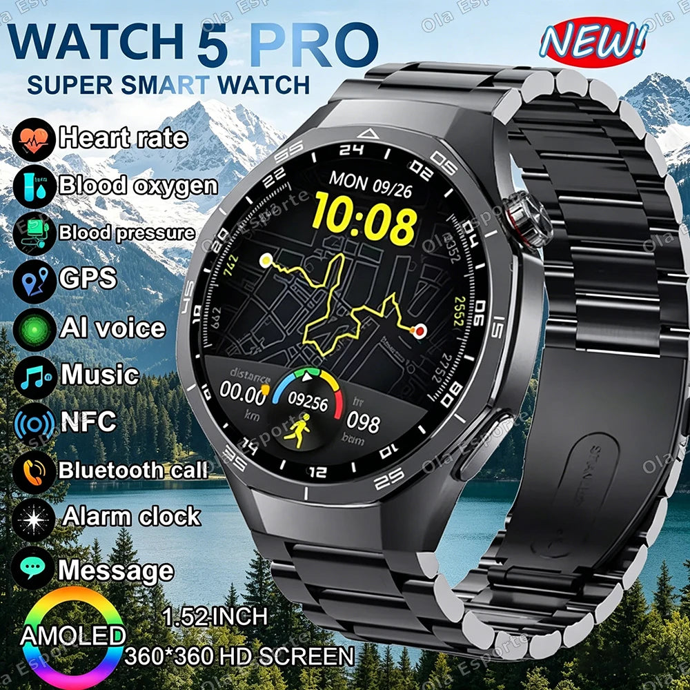Ola Esporte Smart Watch 1.52" AMOLED Bluetooth Call & Fitness