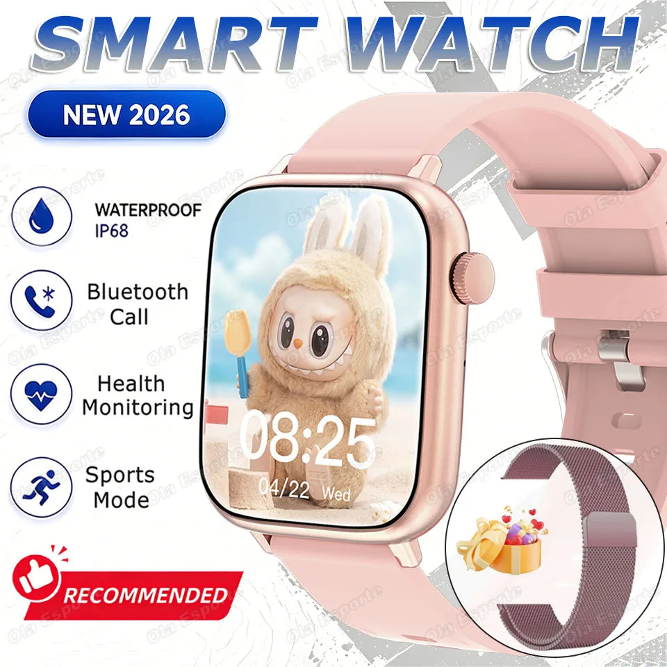 Ola Esporte 1.85" Smart Watch – Bluetooth Call & Fitness Tracker