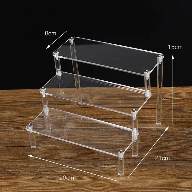 Acrylic Display Riser Rack – Perfume, Makeup & Cupcake Stand