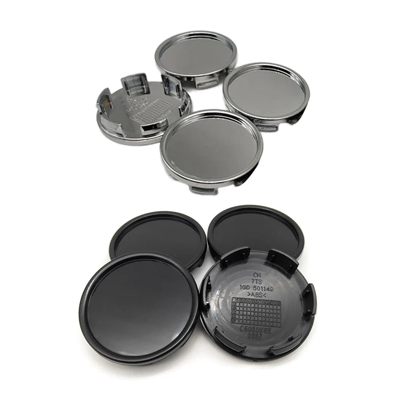 4PCS/lot 58MM ABS Blank Wheel Center Cap Hub Cover Car Wheel Tire Rims Center Hub Caps car Styling accessories Oasis Select