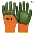 Winter Thickened And Velveted Tire Rubber Wear-resistant Anti-slip Construction Site Labor Protection Gloves Construction Gloves Oasis Select A3