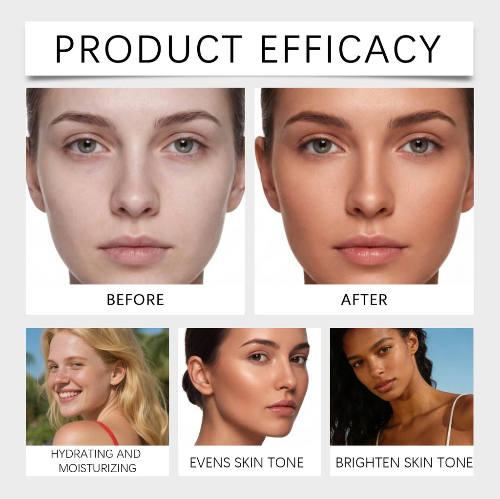 Self Tanning Drops Sunless Tanner Serum Face Body Natural Bronze Tone Even Skin Tone Moisturizing Glowing Hydrating Bronzing Oasis Select
