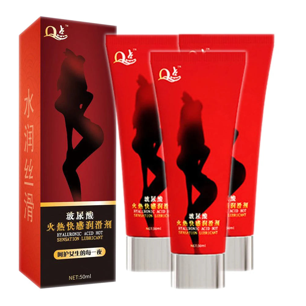 Hyaluronic Acid Water-Based Personal Lubricant | Long-Lasting Personal Lubricant Oasis Select 3PCS