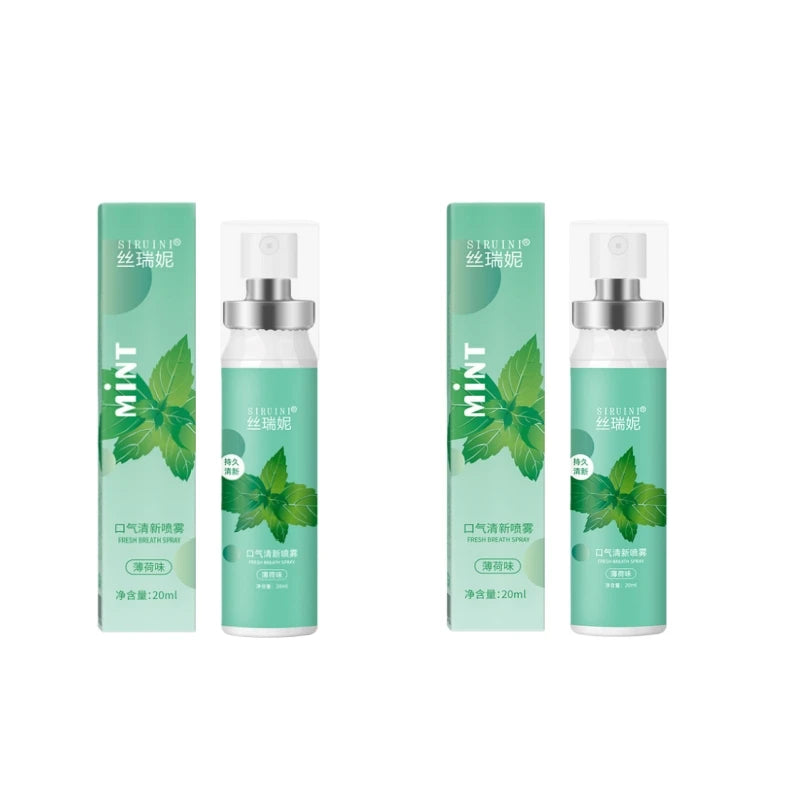 Mint & Fruit Oral Freshening Spray – Portable Breath Spray Oral Breath Spray Oasis Select Mint 2Pcs