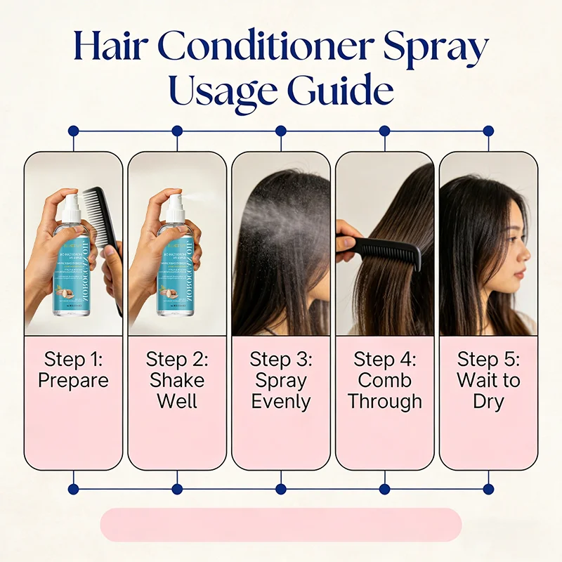 Moroccan Argan Oil Leave-In Conditioner Spray – Anti-Frizz