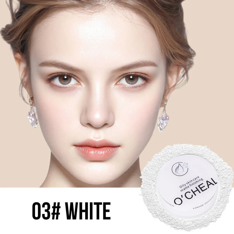 O'CHEAL Loose Setting Powder – Oil Control & Waterproof Matte