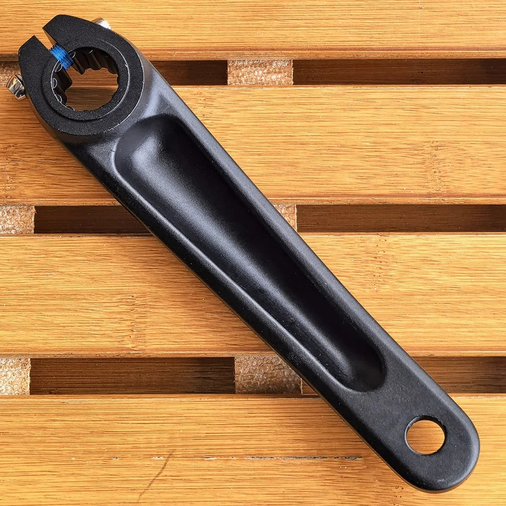 170mm Left Crank Leg Aluminium Alloy for Prowheel Hollow 12T Crankset Replacement for Bikes with 14mm 9/16 Thread Axle Pedals Oasis Select