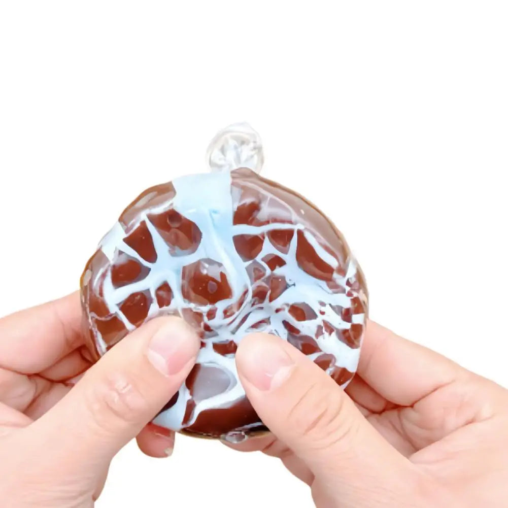 Matcha Mint Chocolate Handmade Ball Anti Stress Squeeze Sensory Fidget Toy Cracking Wax Ball Soft Decompression Toys 1pcs Oasis Select