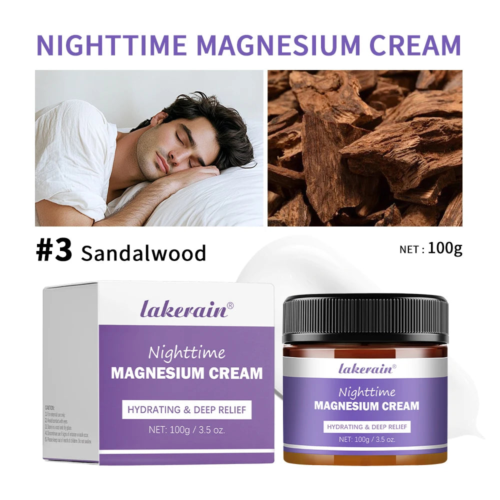 Magnesium Nighttime Cream – Lavender, Shea & Vitamin E