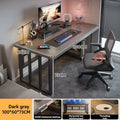 Computer desk, desktop, home bedroom, student learning, writing, internet network, red e-sports desk, rental house, simple offic Oasis Select Grey Type A
