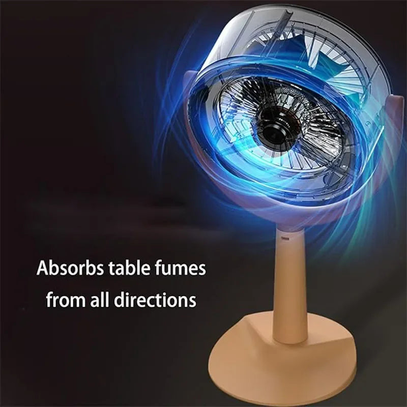 Portable Desktop Range Hood USB Smoke Extractor – BBQ & Hot Pot