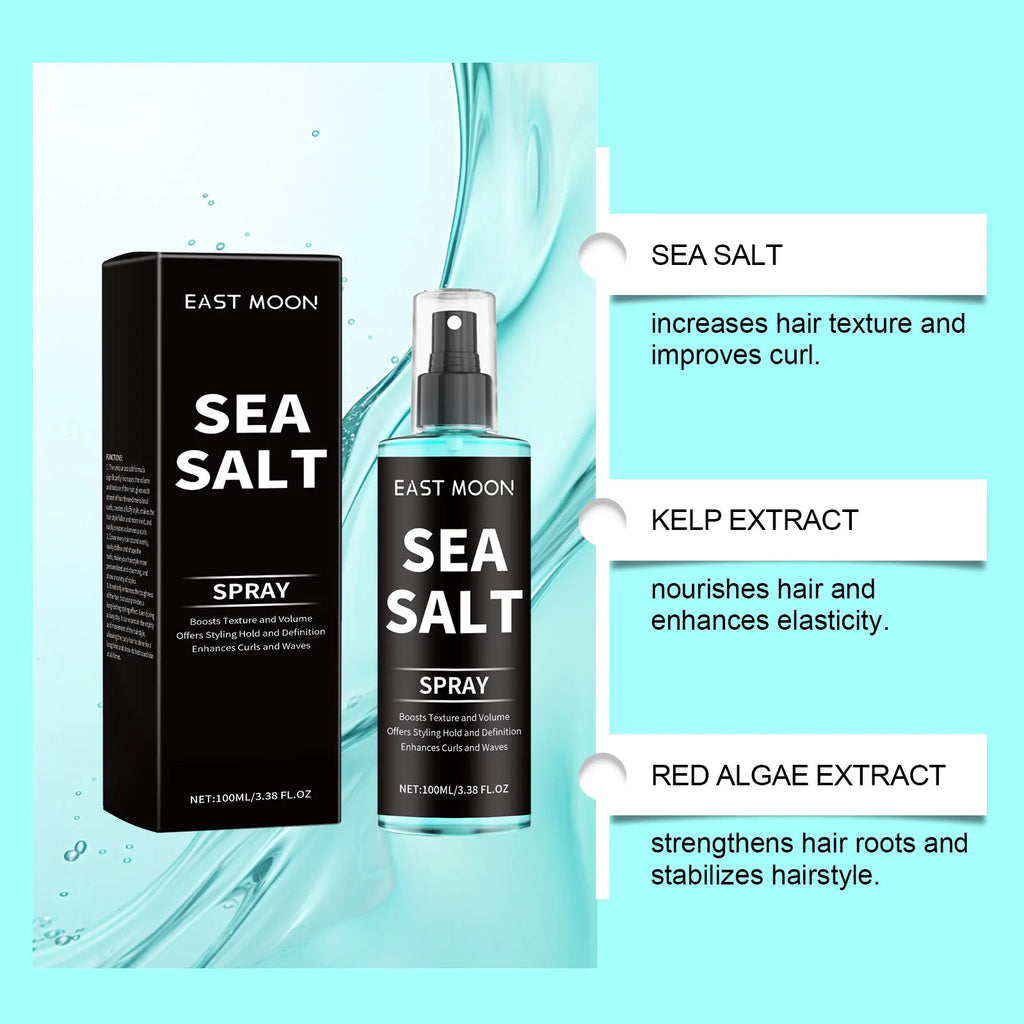 Sea Salt Curl Spray – Long-Lasting Hold & Wave Definition