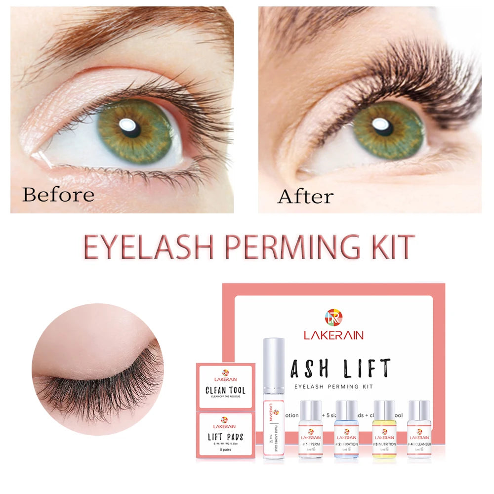 Dropshipping Lash Lift Kit Semi-Permanent Eyelash Enhancer Lifting Perming Lotion Fixation Glue Curly Lasher Beauty Home Use Kit Oasis Select