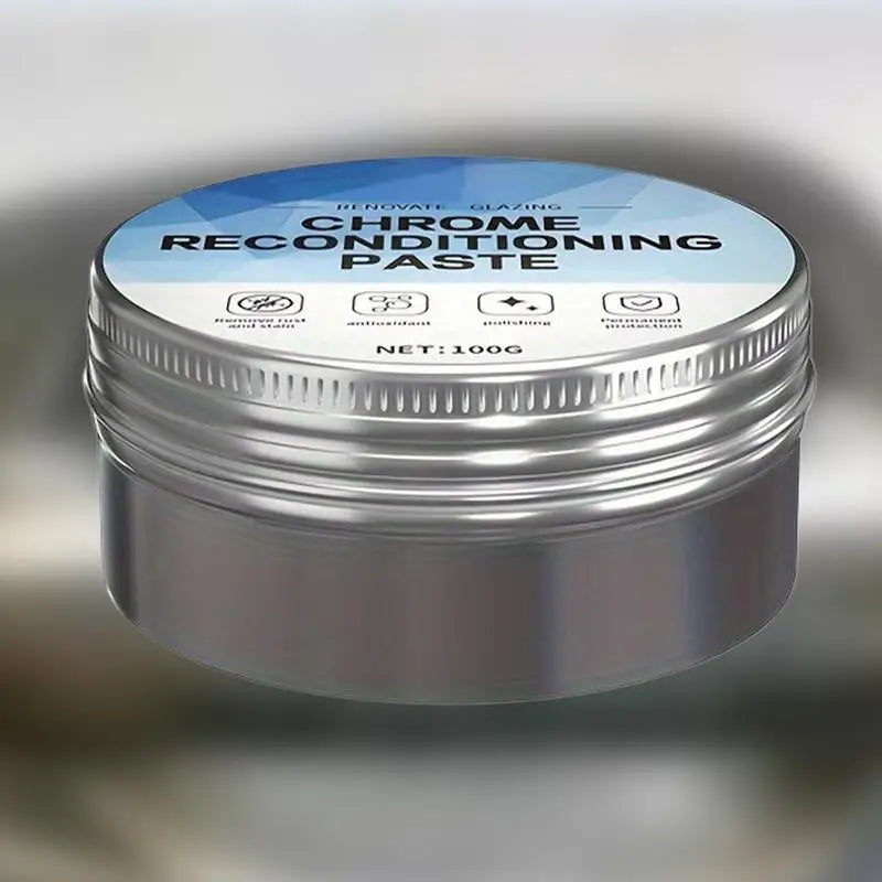 Rust Remover for Metal 100g Chrome Reconditioning Paste Tarnish Remover Stainless Steel Scratch Remover Scratch Polishing Wax Oasis Select