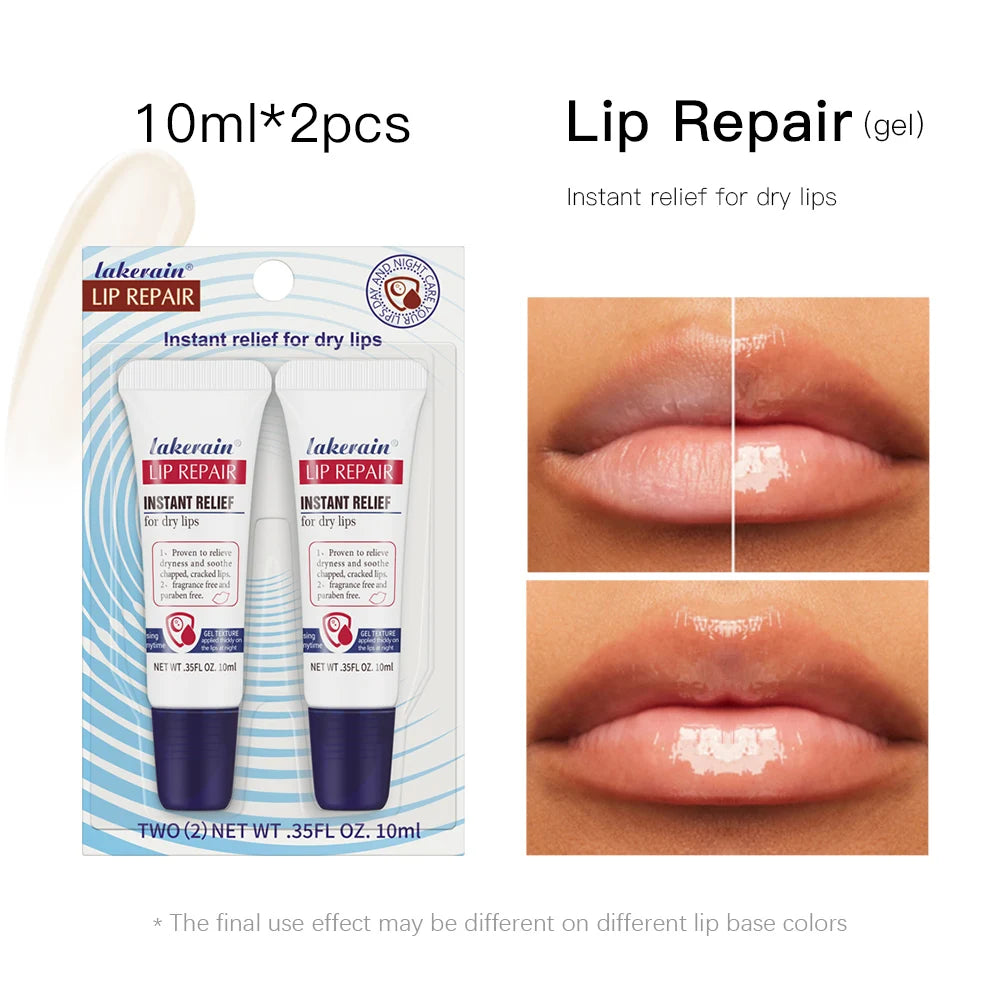 Moisturizing Lip Repair Gel Balm – Paraben Free 2-Pack