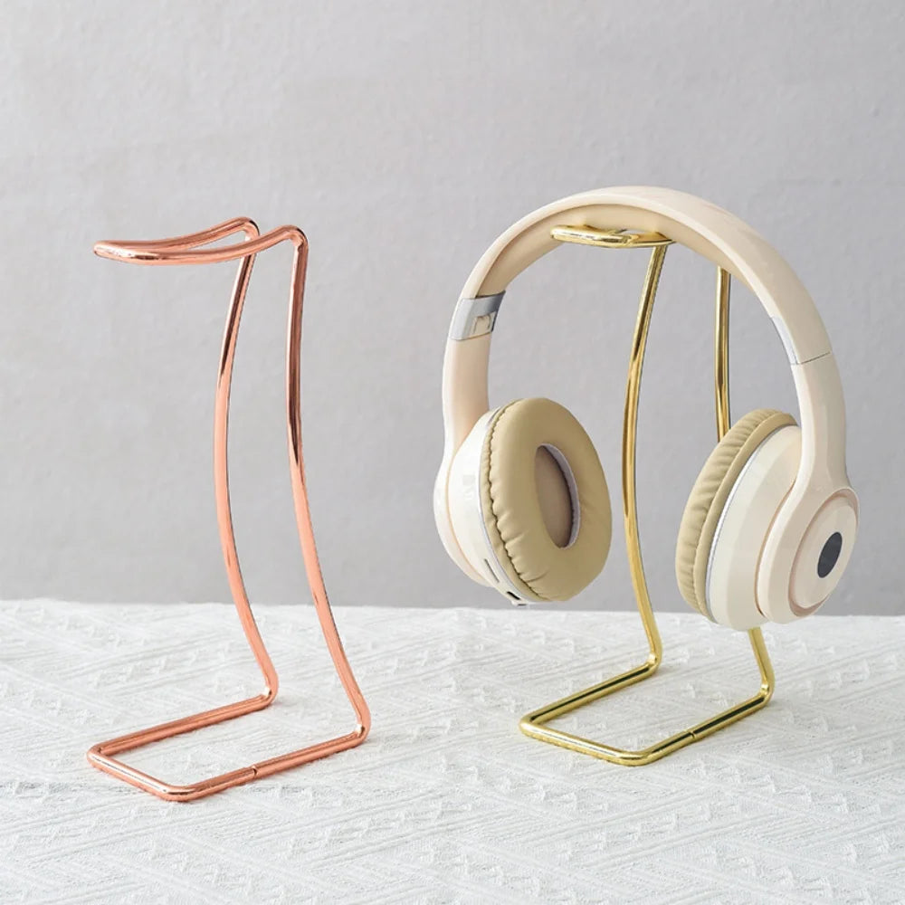 Creative Desktop Headphone Storage Rack Computer Gaming Headphone Holder Simple Geometric Storage Stand Oasis Select