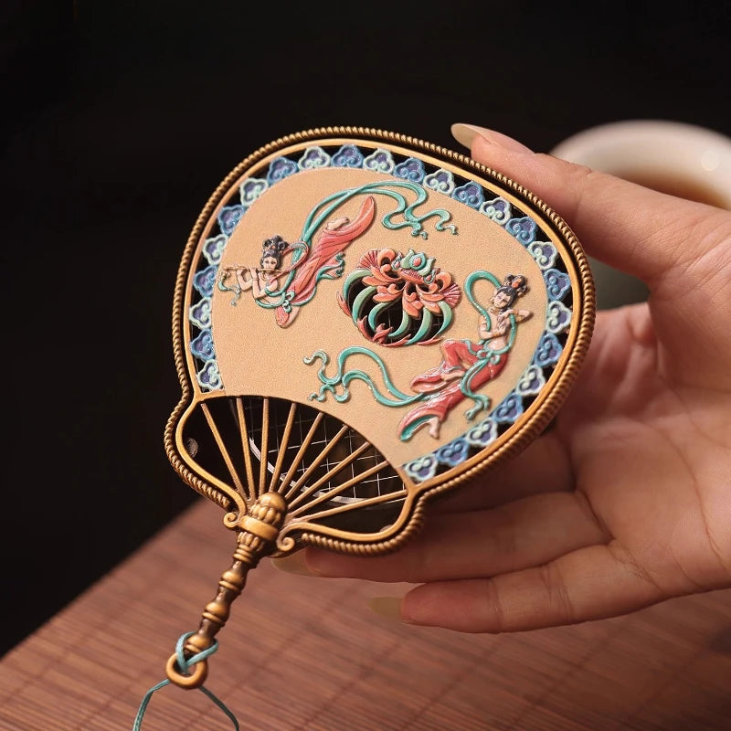 Enamel Incense Burner Household Indoor Incense Burner Sandalwood Chinese Retro Tea Ceremony Incense Burner Decorative Item Oasis Select