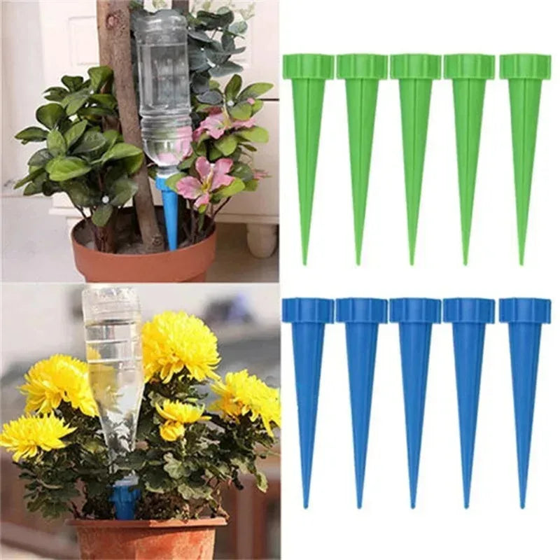 6-24pcs Self Watering Kit Drip Irrigation Indoor Plant Watering Device Horticultural Flower Automatic Watering Device Small Tool Oasis Select