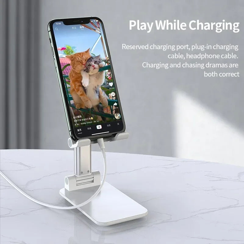 Mobile Phone Stand Desktop Lazy Bedside Universal Support Stand for Cell Phone Foldable and Hoisting Multi-Function Telescopic Oasis Select