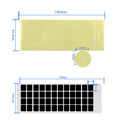 White Hebrew Keyboard Stickers – Transparent Background PVC