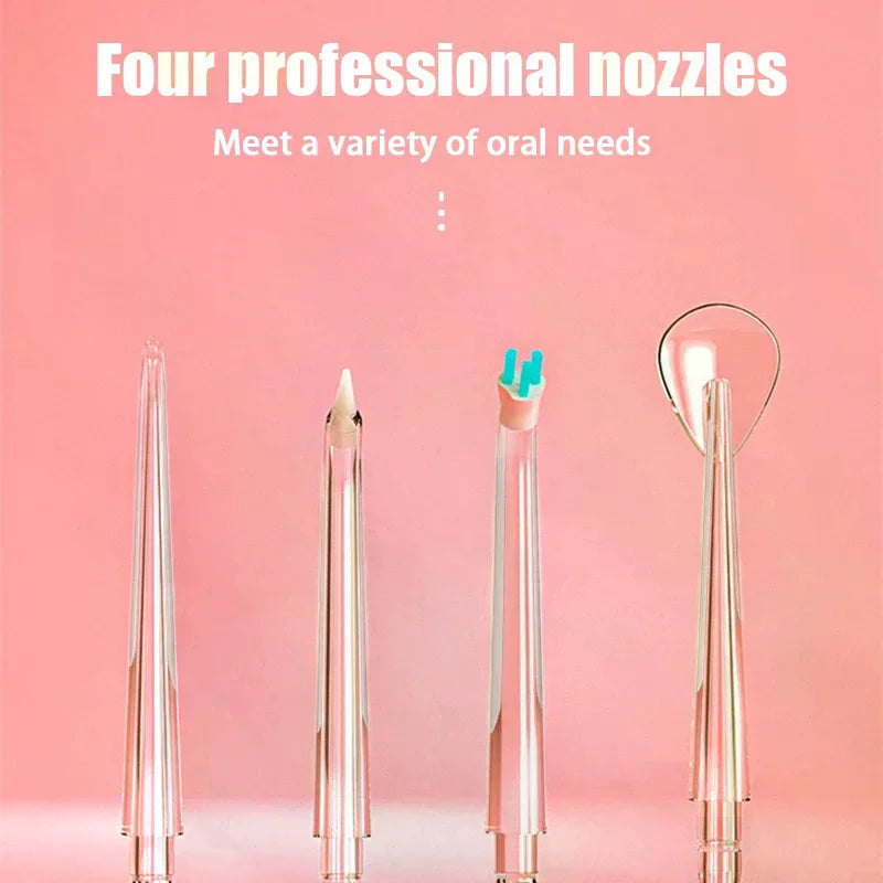 4 Pcs/Set Replaceable Oral Dental Nozzles For Oral Irrigator Dental Water Jet Mouthwash Flosser Oasis Select