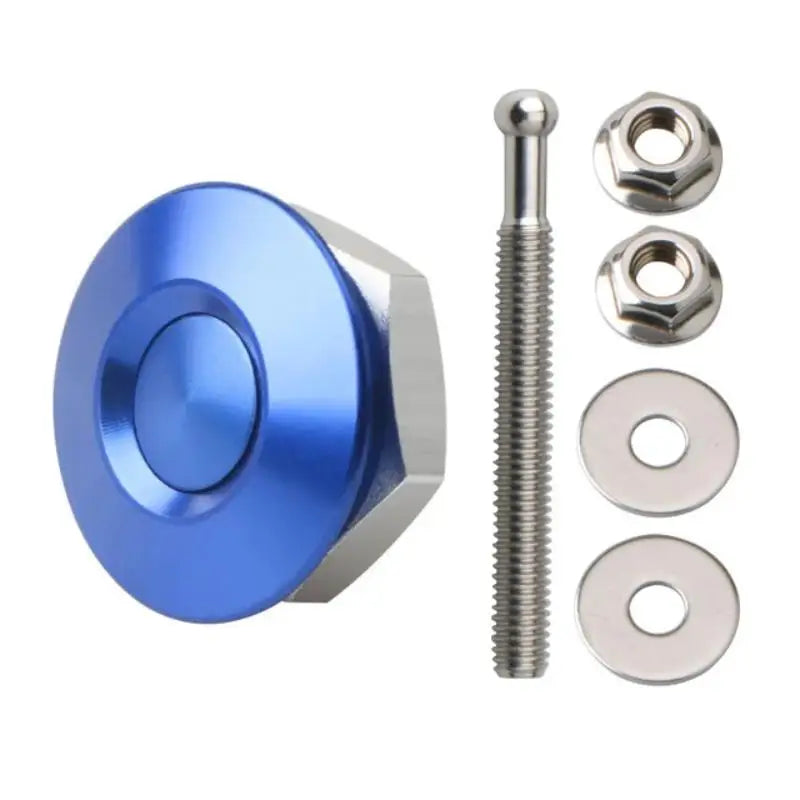 Universal 30mm Push Button Bonnet Hood Pin Lock Clip Kit Quick Latch Release Engine Bonnet Lock Exterior Parts Articles Oasis Select A3