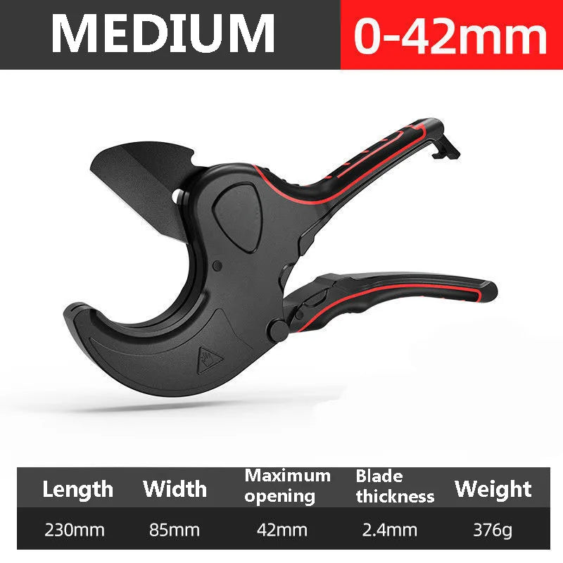 Ratchet Pipe Cutter 32–75mm | PVC PP PE PU Hand Tool Ratchet Pipe Cutter Oasis Select 0-42mm